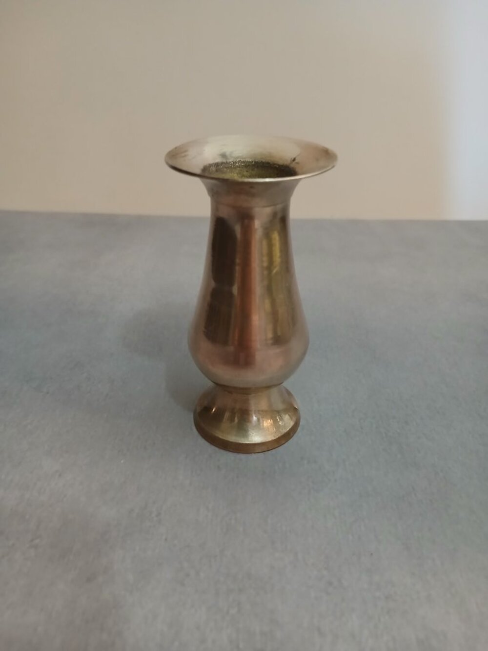 Vintage Solid Brass Mini Bud Vase